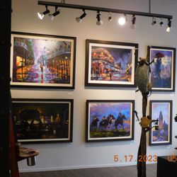 Exclusive Collections-Gaslamp - The artistry and the paintings that have such grace and beauty that many of the paintings bring great memories.