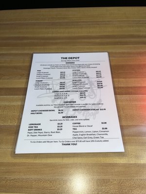 Menu photo 7 The Depot Cafe Albany, OR