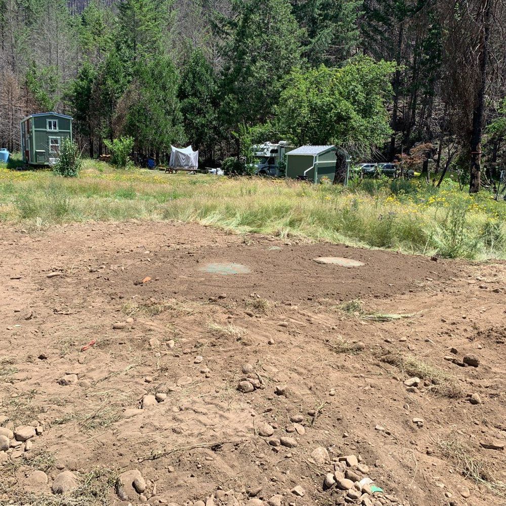 Nice job with the replacement septic system. Nice job with the replacement septic system.