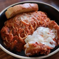 Chicken Parmesan @tiffhuangry