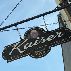 Kaiser's Tobacco Store - Locally owned since 1832.