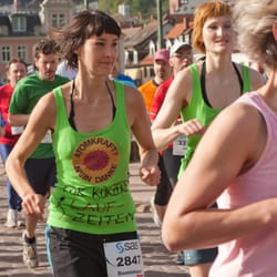 Heidelberger Halbmarathon - Lauf mit Mesage: Atom-Strom - für kürzere Laufzeiten