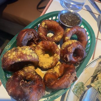 Pijja Palace - Dosa Onion Rings  IG: @DeazyLee - Sports Bars Near Me - Los Angeles, California