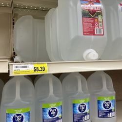 Albert's Red Apple Market - Boil water notice at a campground near by sees these go from 3-something to over $8 in a day.