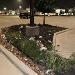 Corona Virus Wipes all in Kroger parking lot