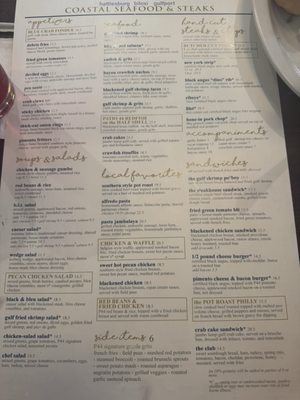 Menu photo 1 Patio 44 - Biloxi Biloxi, MS
