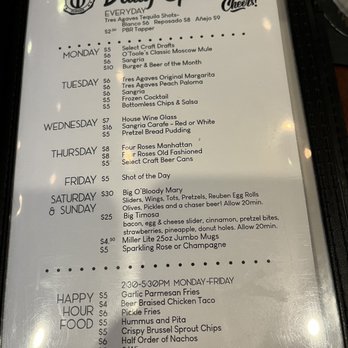 Timothy O'Toole's Pub Gurnee - Daily special drink - Sports Bars Near Me - Gurnee, Illinois Timothy O'Toole's Pub Gurnee - Daily special drink - Sports Bars Near Me - Gurnee, Illinois