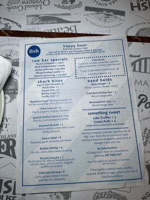 Menu photo 7 Max Fish Glastonbury, CT