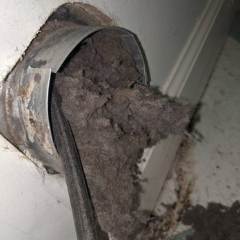 Ductz - This dryer vent was a SERIOUS fire hazard ! Glad this customer called when they did - Heating & Air Conditioning/HVAC Near Me - Chesterfield, Virginia