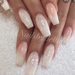 This is what I wanted but just one glitter nail.