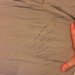 Grand Central Laundromat - More stains (it was a brand new comforter fresh out of the packaging!).