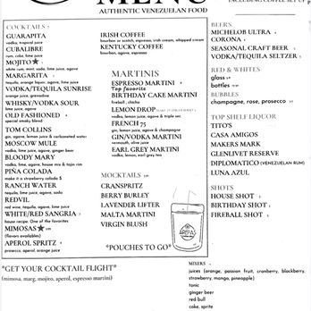 Arepas Coffee & Bar - 11/16/2025 - Drinks Menu - Coffee & Tea Near Me - Starkville, Mississippi Arepas Coffee & Bar - 11/16/2025 - Drinks Menu - Coffee & Tea Near Me - Starkville, Mississippi