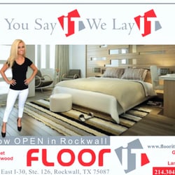 Floor It - You say it, we lay it! Carpet, Tile, Laminate, Hardwood, Granite, Showers! Call For Free Estimates!