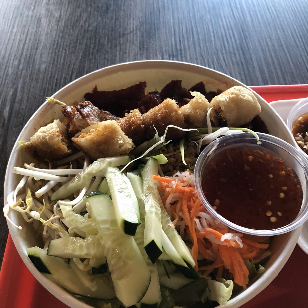 Cafe Trang Bistro - Vermicelli noodles with pork - Vietnamese Near Me - Lehi, Utah Cafe Trang Bistro - Vermicelli noodles with pork - Vietnamese Near Me - Lehi, Utah