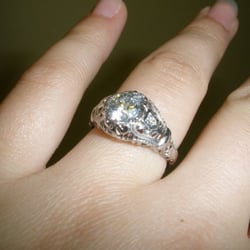 Ace Diamond Jewelers - My engagement ring!