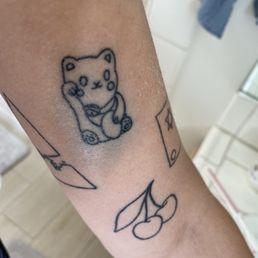 5 days after receiving the tattoo. 5 days after receiving the tattoo.