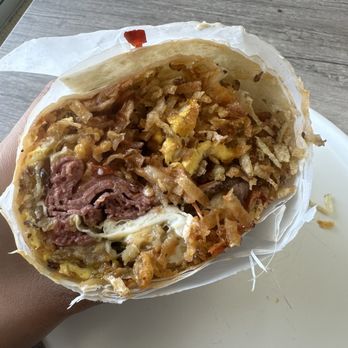 Nate's Korner - Pastrami Breakfast Burrito - Breakfast & Brunch Near Me - Santa Ana, California Nate's Korner - Pastrami Breakfast Burrito - Breakfast & Brunch Near Me - Santa Ana, California
