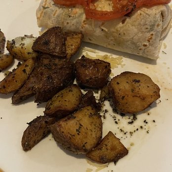 Corner Cafe - Luna burrito and home fries - Breakfast & Brunch Near Me - Newport, Rhode Island