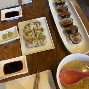 Elephant Sushi - Spicy Hamachi Roll, Spicy Tuna Roll, Miso Soup - Sushi Bars Near Me - San Francisco, California Elephant Sushi - Spicy Hamachi Roll, Spicy Tuna Roll, Miso Soup - Sushi Bars Near Me - San Francisco, California