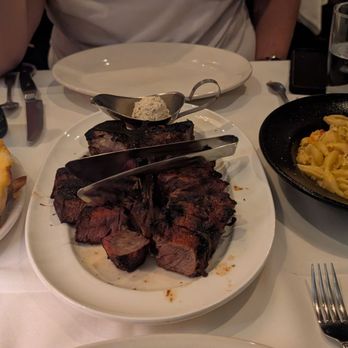 Morton's The Steakhouse - Porterhouse, loaded sour cream mashed potatoes and the lobster Mac and cheese. - Steakhouses Near Me - Atlantic City, New Jersey Morton's The Steakhouse - Porterhouse, loaded sour cream mashed potatoes and the lobster Mac and cheese. - Steakhouses Near Me - Atlantic City, New Jersey