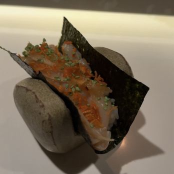 Norikaya - Seared scallop handroll - Japanese Near Me - Los Angeles, California Norikaya - Seared scallop handroll - Japanese Near Me - Los Angeles, California