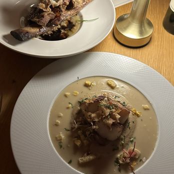 Charlotte Restaurant & Lounge - Dino rib and scallops - New American Near Me - Seattle, Washington