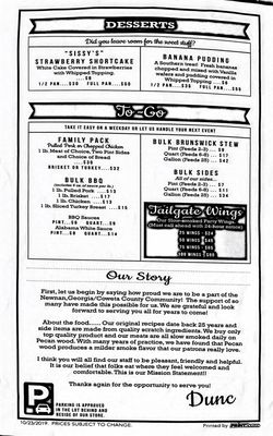 Menu photo 3 Dunc's BBQ Kitchen Newnan, GA
