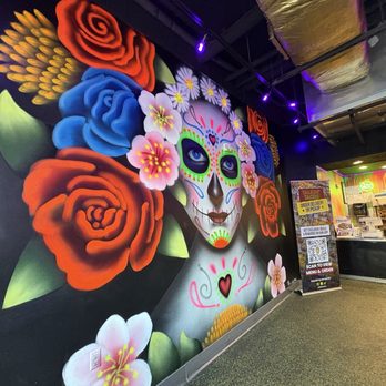 Talkin' Tacos Washington DC - Día de los Muertos mural - Tacos Near Me - Washington, DC, District of Columbia