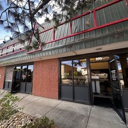 Rock Laundromat - Note the self serve laundry entrance is on the street side, not parking lot. Full serve closes at 4:00 pm