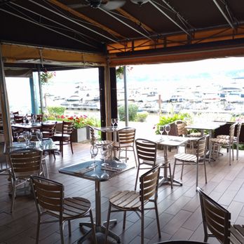 Cafe Pitti - The back dining room facing the water. - Italian Near Me - Newburgh, New York