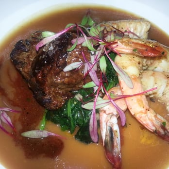 Seared - Surf and turf. One of the best stwaks ive had - Seafood Near Me - Petaluma, California Seared - Surf and turf. One of the best stwaks ive had - Seafood Near Me - Petaluma, California