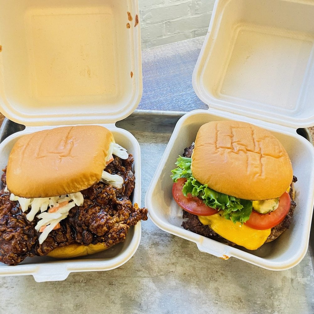 Bun Haus - HausBurger, OG Crispy Chicken Sandwich - Burgers Near Me - New York, New York Bun Haus - HausBurger, OG Crispy Chicken Sandwich - Burgers Near Me - New York, New York