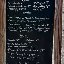 All You Knead - 10/25/24 menu