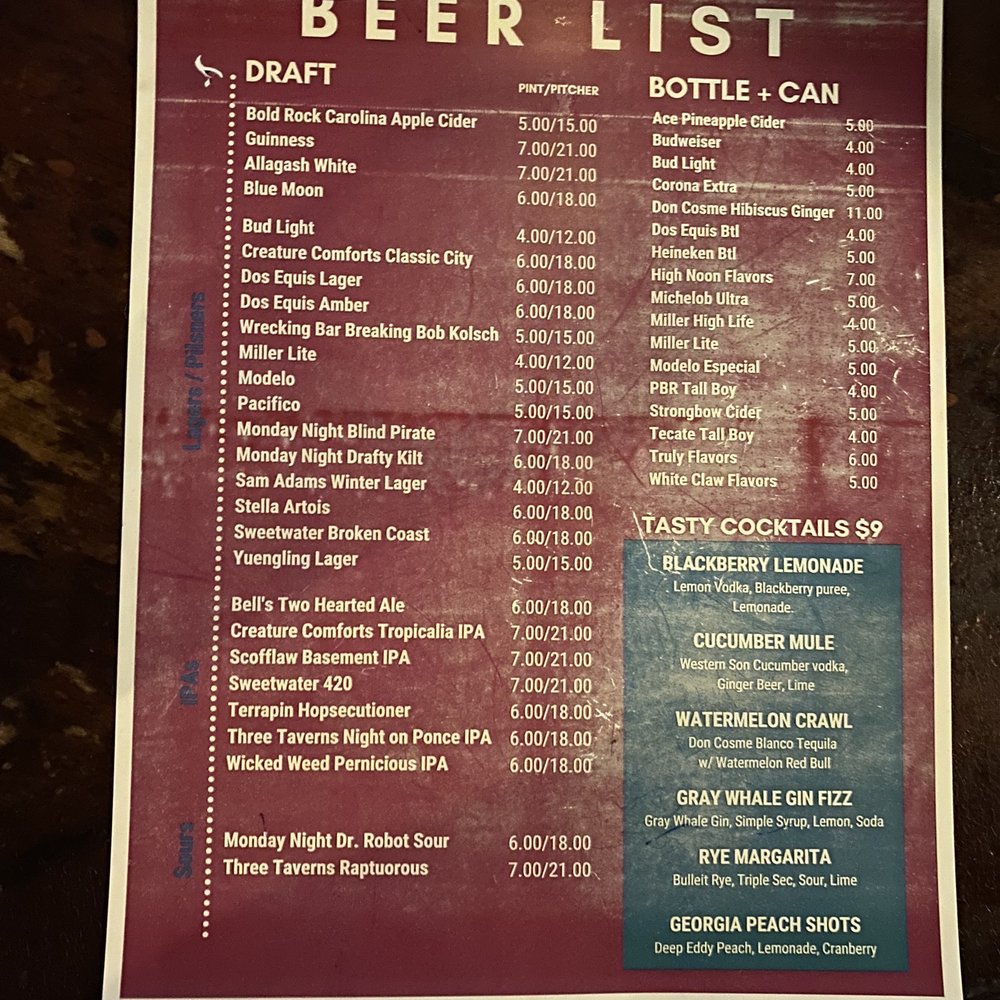 Neighbor's Pub - Beer list - American Near Me - Atlanta, Georgia Neighbor's Pub - Beer list - American Near Me - Atlanta, Georgia