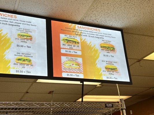 Q Bakery Sandwiches by null