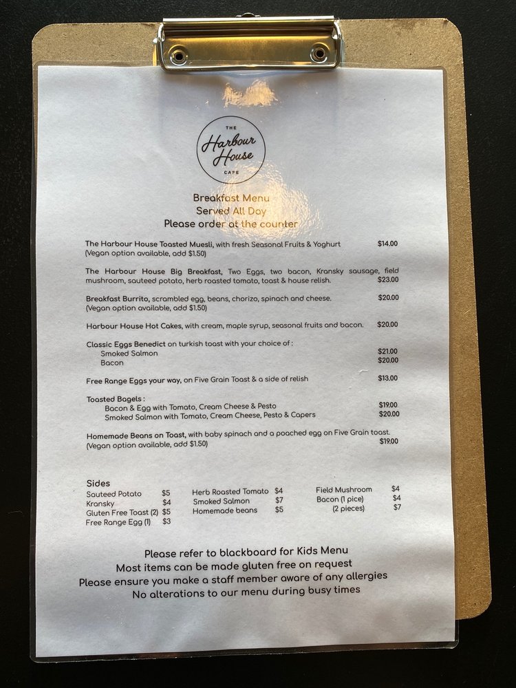 THE HARBOUR HOUSE CAFE 11 Esplanade, Whitianga, Waikato, New Zealand Cafes Restaurant