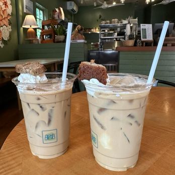HI Pie Bakery + Cafe - What we got for 9 dollars a drink... dollar more than says on website - Bakeries Near Me - Haleiwa, Hawaii HI Pie Bakery + Cafe - What we got for 9 dollars a drink... dollar more than says on website - Bakeries Near Me - Haleiwa, Hawaii