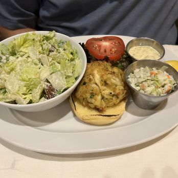 Old Ebbitt Grill - Crab cake sandwich, side Caesar and really great coleslaw. Hubby approved! - Bars Near Me - Washington, DC, District of Columbia Old Ebbitt Grill - Crab cake sandwich, side Caesar and really great coleslaw. Hubby approved! - Bars Near Me - Washington, DC, District of Columbia