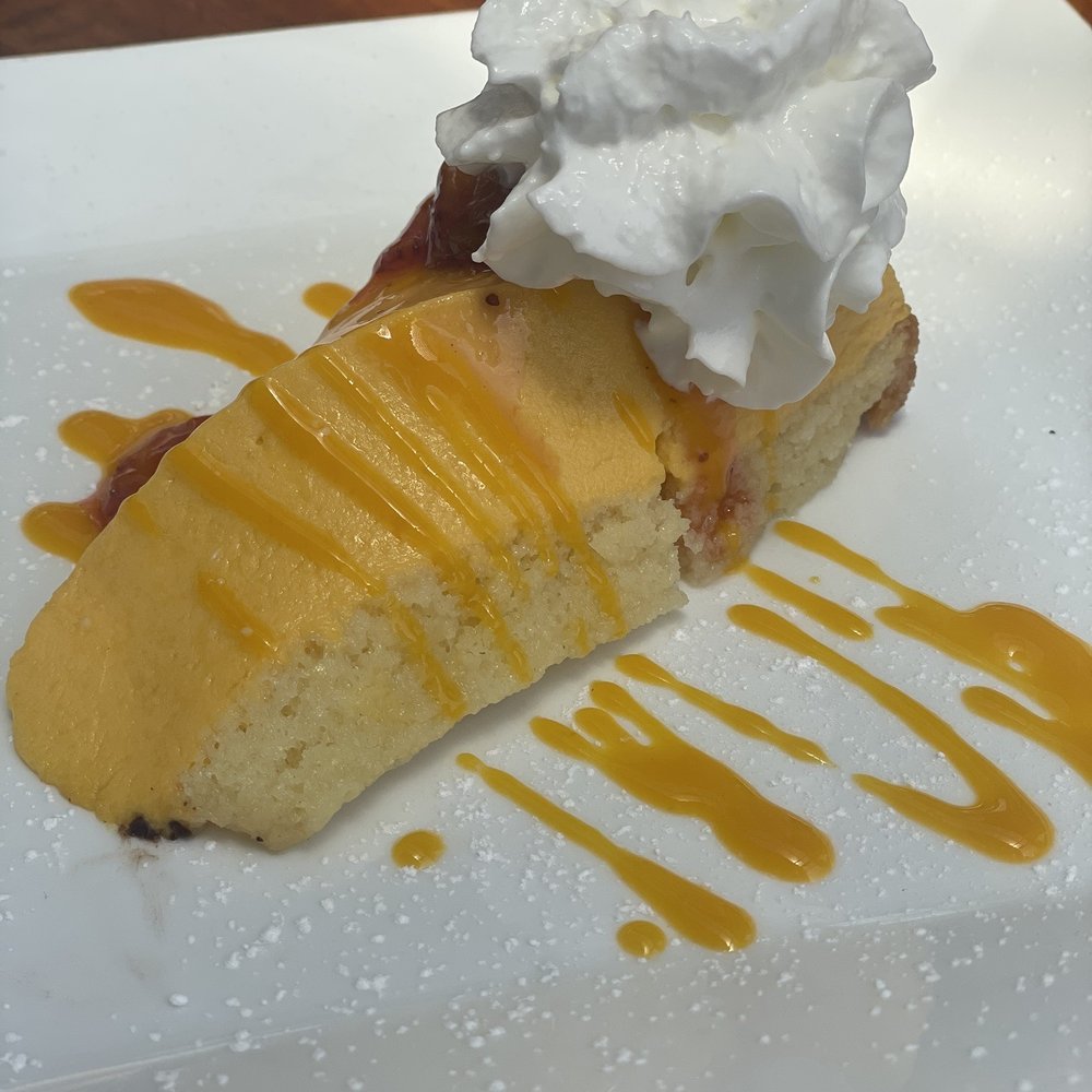 Franco's Latin Table - Mango Mousse Cake - Latin American Near Me - San Francisco, California Franco's Latin Table - Mango Mousse Cake - Latin American Near Me - San Francisco, California