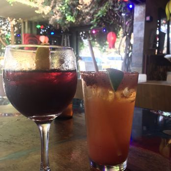 Coya Peruvian Secret - Chicha Sangria and a Michelada - Peruvian Near Me - Del Mar, California
