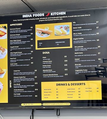 Menu photo 2 India Foods Kitchen Berlin, CT Menu photo 2 India Foods Kitchen Berlin, CT
