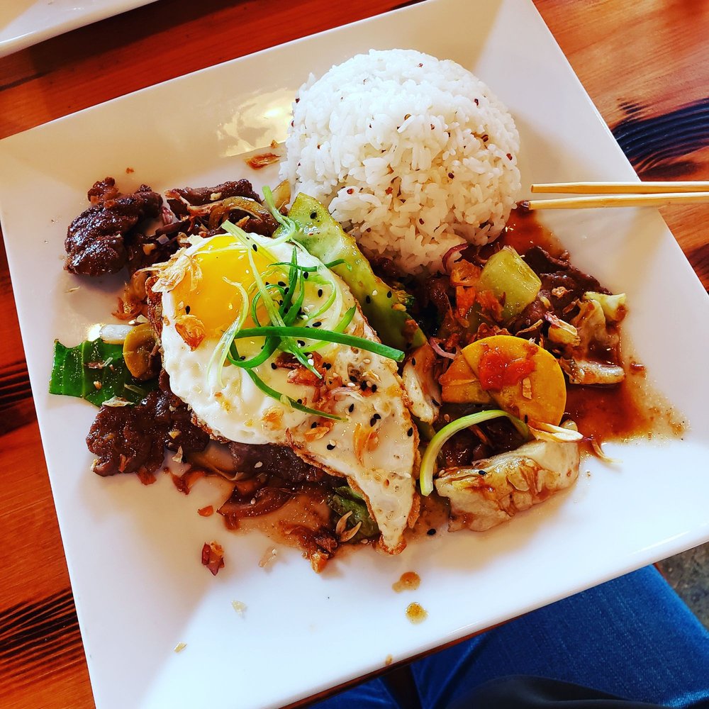 Ryu's Kitchen - Beef bulgogi topped with a fried egg - Korean Near Me - Fort Wayne, Indiana