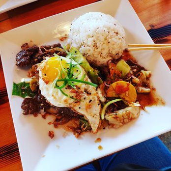 Ryu's Kitchen - Beef bulgogi topped with a fried egg - Korean Near Me - Fort Wayne, Indiana Ryu's Kitchen - Beef bulgogi topped with a fried egg - Korean Near Me - Fort Wayne, Indiana