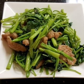 Papa's Cafe - Harm Ha Ong Choy with Pork - Cantonese Near Me - Honolulu, Hawaii Papa's Cafe - Harm Ha Ong Choy with Pork - Cantonese Near Me - Honolulu, Hawaii