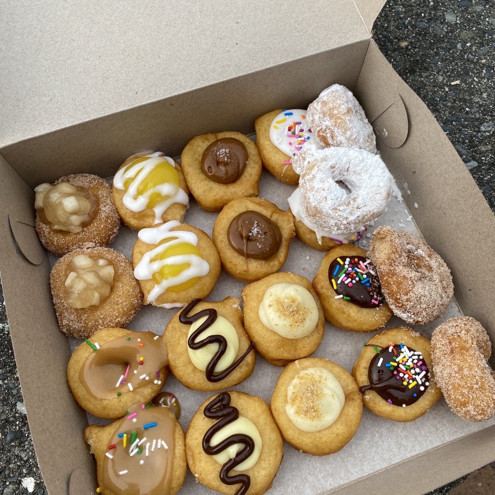Outpost Mini Donut Company - Special box -- 20 assorted for $11 - Donuts Near Me - Richmond, British Columbia Outpost Mini Donut Company - Special box -- 20 assorted for $11 - Donuts Near Me - Richmond, British Columbia