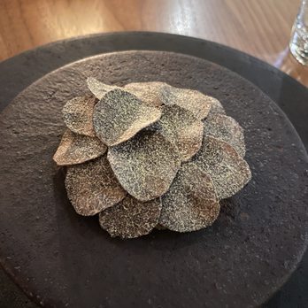 Smyth - Black Truffle on a "taco" base - New American Near Me - Chicago, Illinois