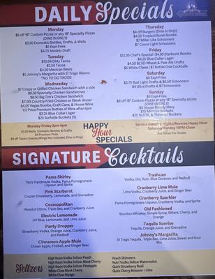 Menu photo 4 Johnny's Tavern Overland Park, KS