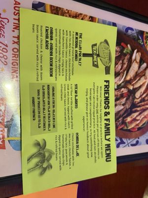 Menu photo 2 Chuy's Orlando, FL Menu photo 2 Chuy's Orlando, FL