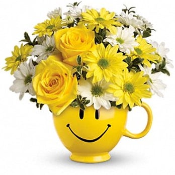 Pires Flower Basket - Be Happy Bouquet - Florists Near Me - Norwich, New York Pires Flower Basket - Be Happy Bouquet - Florists Near Me - Norwich, New York