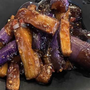 Wula Buhuan - 2. Eggplant In Garlic Sauce - Szechuan Near Me - Houston, Texas